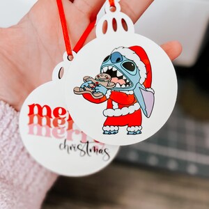 Alien Santa-kerstversiering: Gingersnap-cadeaukaartje, dubbelzijdig