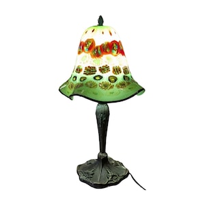 Vintage Murano Style Green Glass Lamp