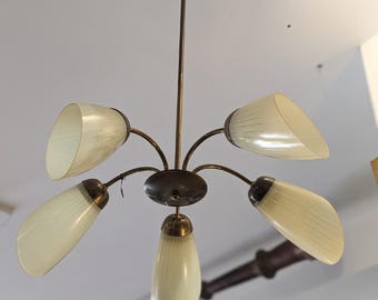 1950s Italian Lily of the Valley Chandelier