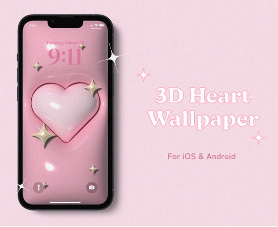 cool 3d wallpaper pink