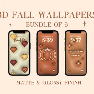 3D Fall Pumpkin Aesthetic Wallpapers for Mobile | Pillow Wallpaper | Kawaii Wallpaper | iPhone Wallpaper | Samsung Wallpaper | iOS | Android