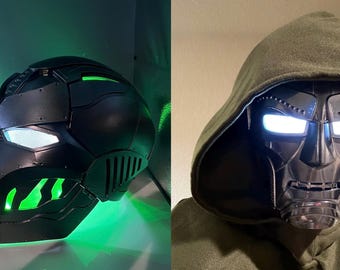 Casque de cosplay Doom : Kit à monter soi-même ou finition peinte