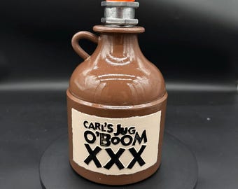Dungeon Crawler Carl Boom Jug Prop – Light-Up LED Flame – Painted or DIY Kit