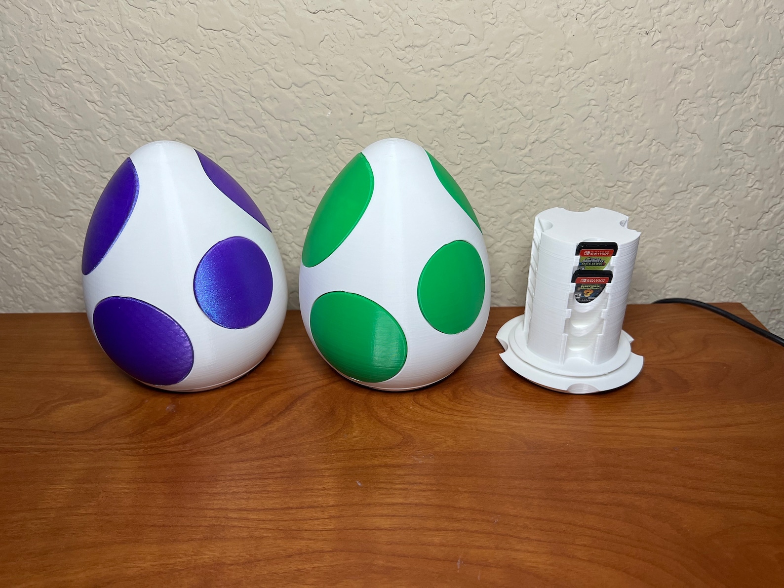 3D Printed Egg Game Case: Nintendo Switch Storage (Holds 16 Games)