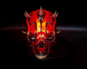 Darth Maul Skull Inspired Storage 3D Printed Inspired Fan Art