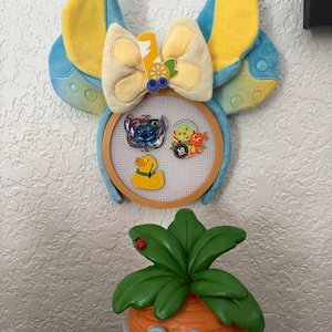 3 - Pack Disney Pin Board Display and Mickey Ears Holder | Wall Mount & Tabletop Stand | Custom Colors | Display for Trading Pins and Ears