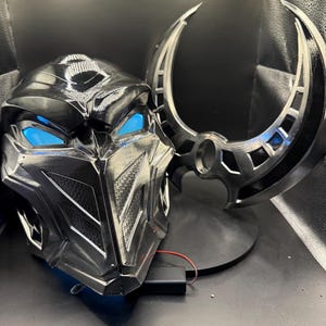 Moon Knight Rivals Inspired Cosplay Helmet DIY/Painted