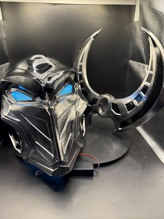 Moon Knight Rivals Inspired Cosplay Helmet DIY/Painted