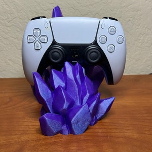 Console Controller Crystal Stand 3D Printed Model by Holoprop