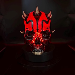 Darth Maul Skull Inspired Storage 3D Printed Inspired Fan Art