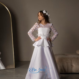 Confirmation Dresses for Juniors White - Etsy