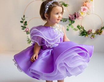 dresses for birthday parties G2122, Pink Frilled Mother-Daughter Gown, Size (ALL) – Style Icon  www.dressrent.in main image 0