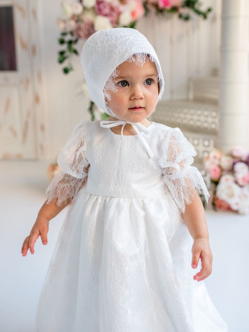 Christening SET Dress LACE-LT image 2