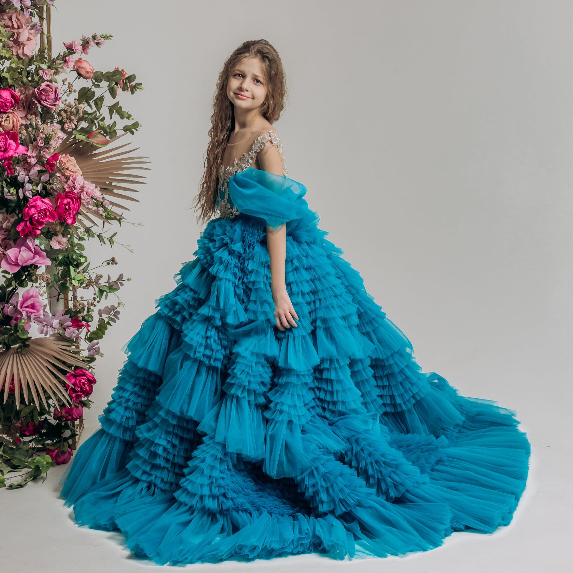 14 year girl dress gown discount