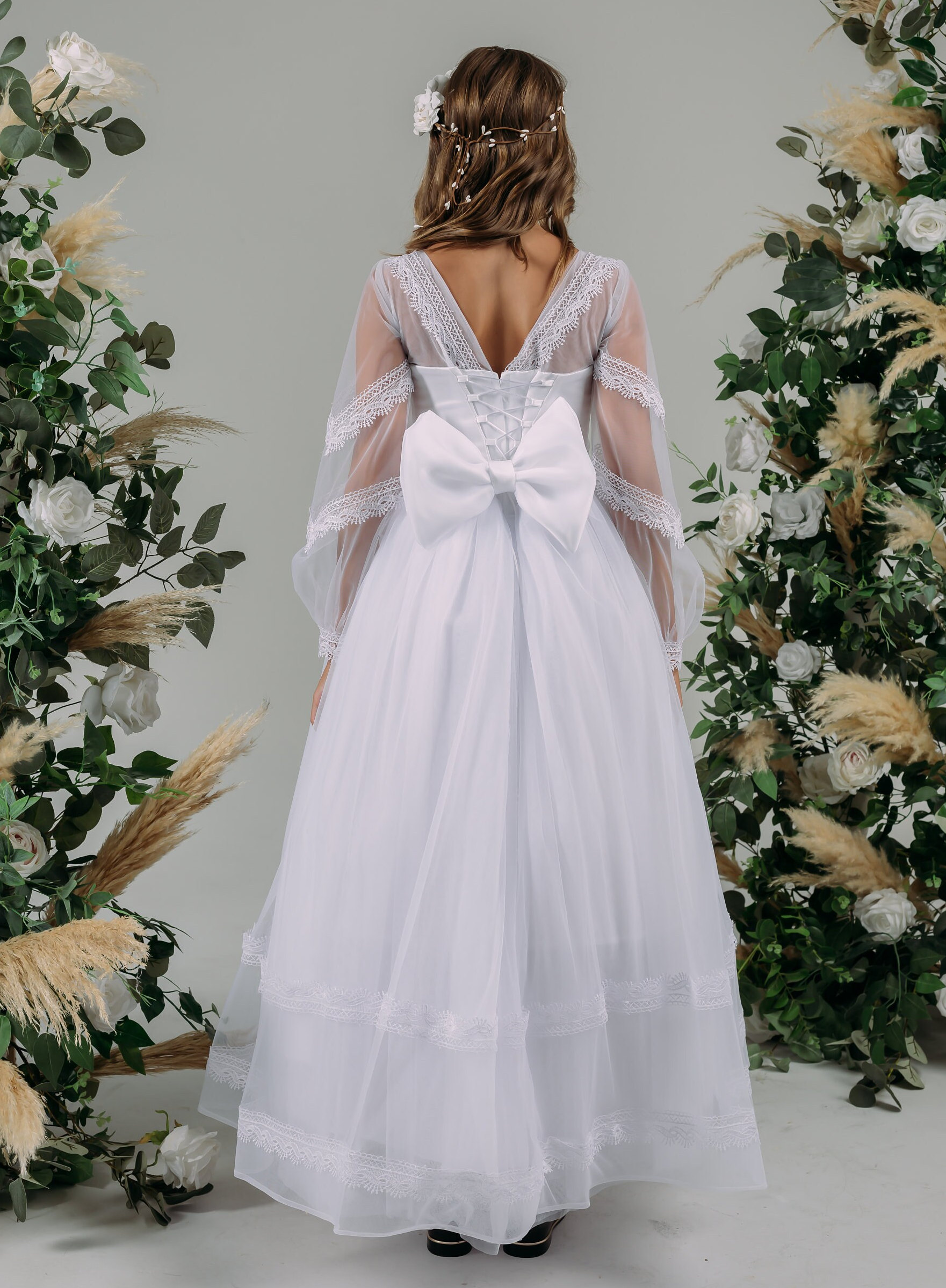 white lace hi lo dress High Low Straps Simple White Lace Homecoming/Party Dresses US10 / As Picture main image 0