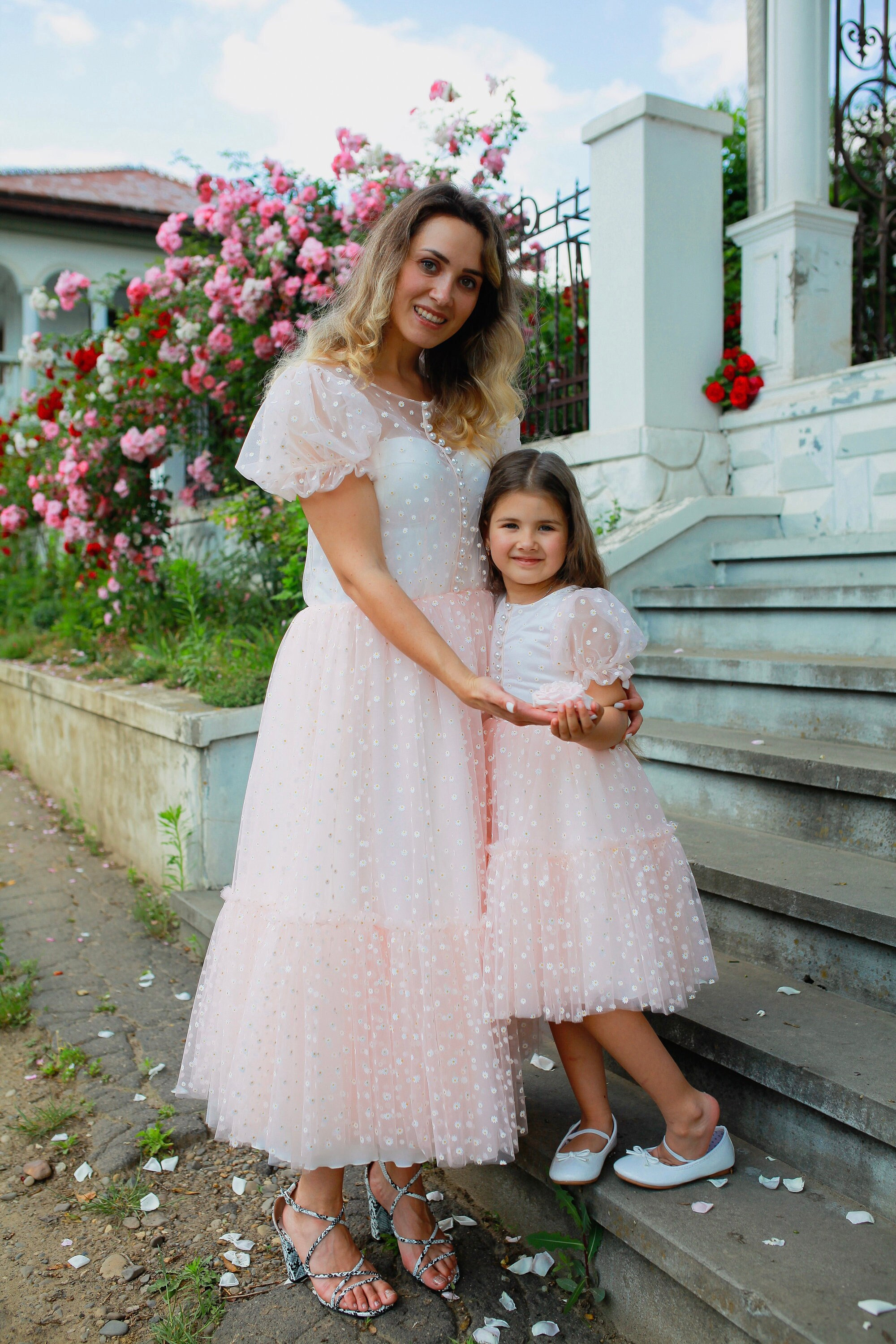 Indian Wedding Mother And Daughter Wedding Outfits Matching Dresses Wedding Dress  Mother Daughter Lace Dress Mommy
