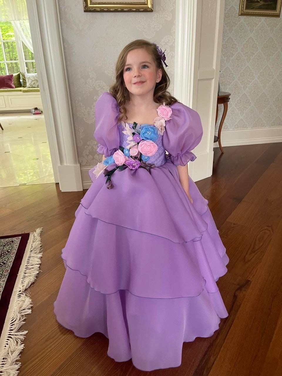 encanto pink dress Encanto Isabella Dress: Blush Pink Organza Costume, Themed Birthday