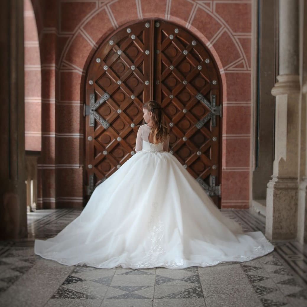 Wedding Dress With Long Train - Etsy