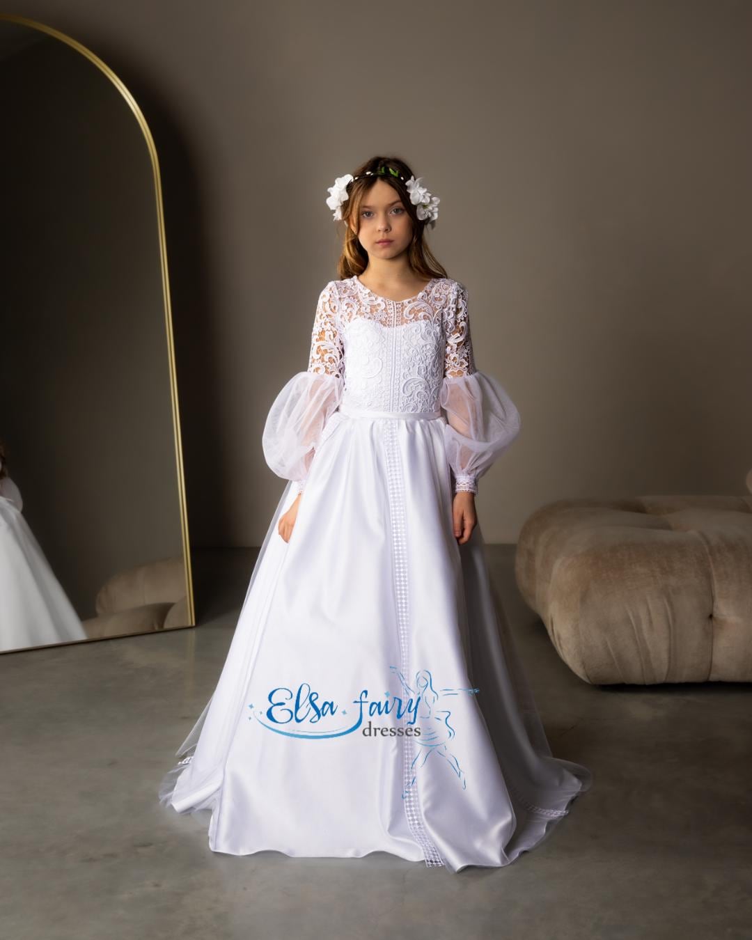 mini light blue dress Odette Satin Mini Dress