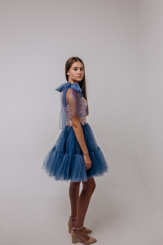 open lace back dress A Line Navy Blue Vintage Short Party Dress Cocktail Dresses Homecoming –  classygown