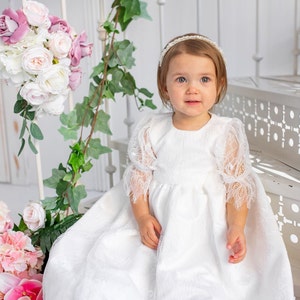 Christening SET Dress LACE-LT image 4