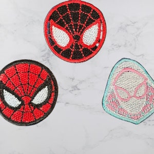 Cute Spiderman+Gwen sweater Iron on patch