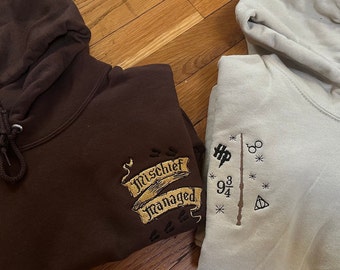 Custom Magic Embroidered Sweater|- Wizard Embroidered Crewneck- Custom Embroidered hoodie/crewneck
