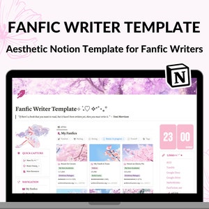 Fanfiction Writer Notion Template Notion Template for Fanfic Writers Fanfiction Writer Notion Template Notion Template for Fanfic Writers
