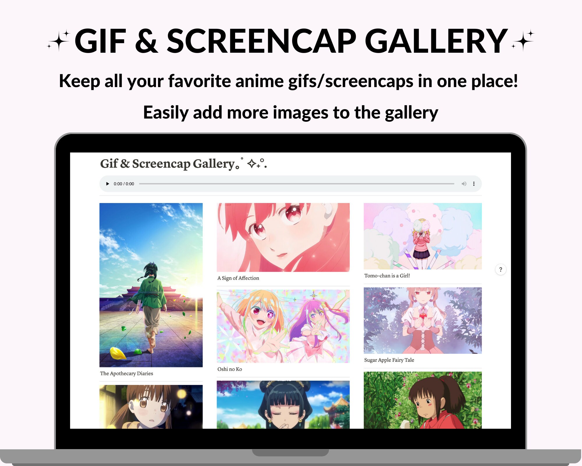 Anime Tracker Notion Template Kawaii Pink Aesthetic Notion Etsy