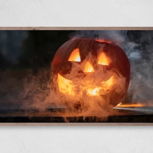 Halloween Pumpkin Samsung Frame TV Art