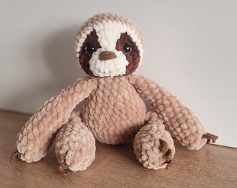 Crochet sloth toy|Amigurumi sloth| Chubbly sloth crochet| Stuffed toy sloth| Sloth plush| Newborn gift