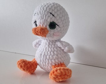 Duck Nursery Decor| Duck plush toy| Stuffed toy duck| Duckling|Crochet duck plush| Soft little toy| Newborn gift| Hunting Themed Nursery