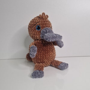 Crochet platypus toy|Amigurumi platypus|Chubbly platypus crochet|Stuffed toy platypus|Platypus Nursery Decor|Platypus plush| Newborn gift