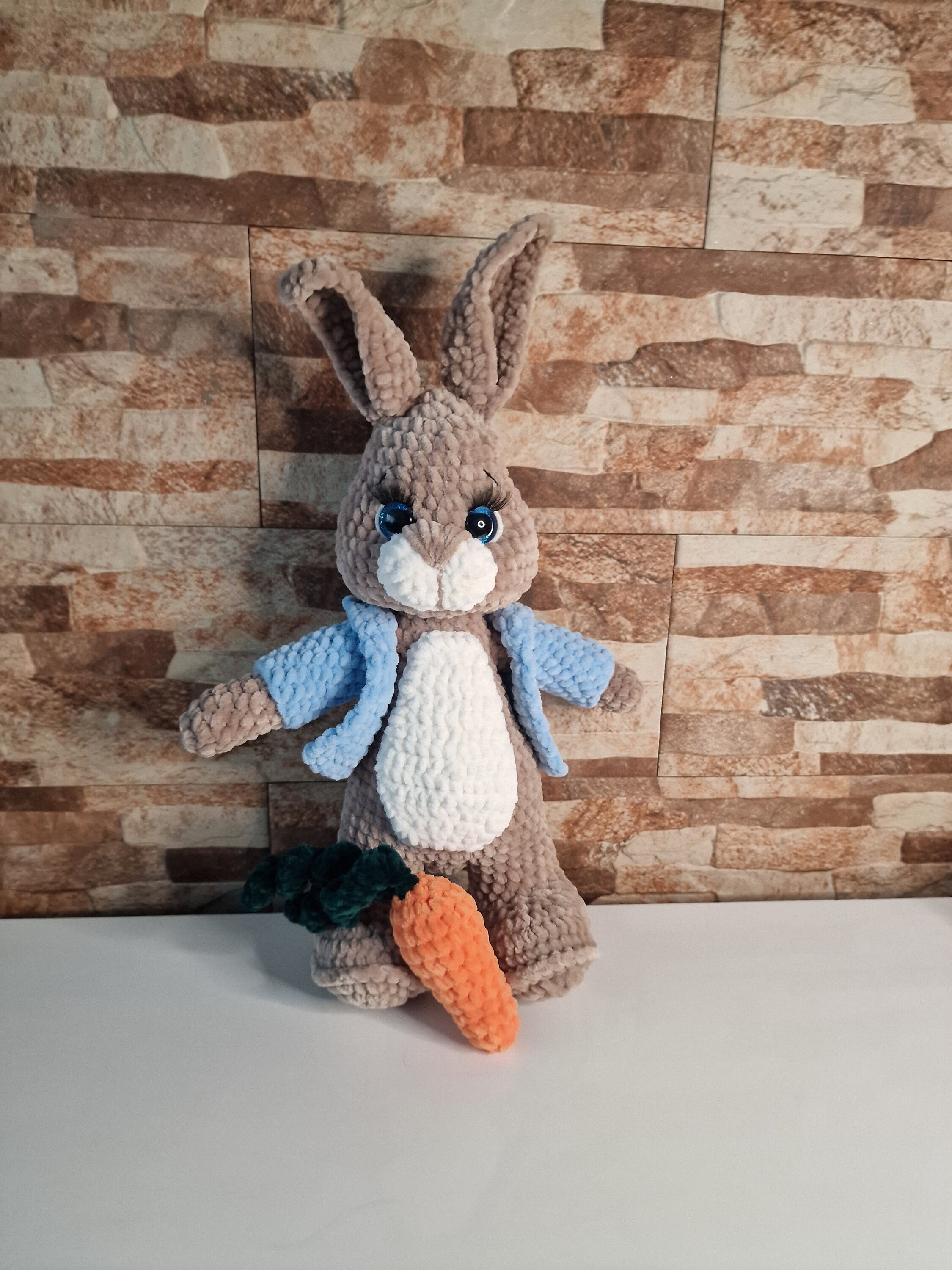 Crochet bunny backpack Etsy M xico