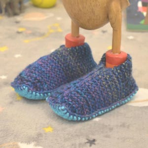 Funky Children's Handmade Wool Slippers with Sole - Fun Cosy Comfort - Vegan Friendly
