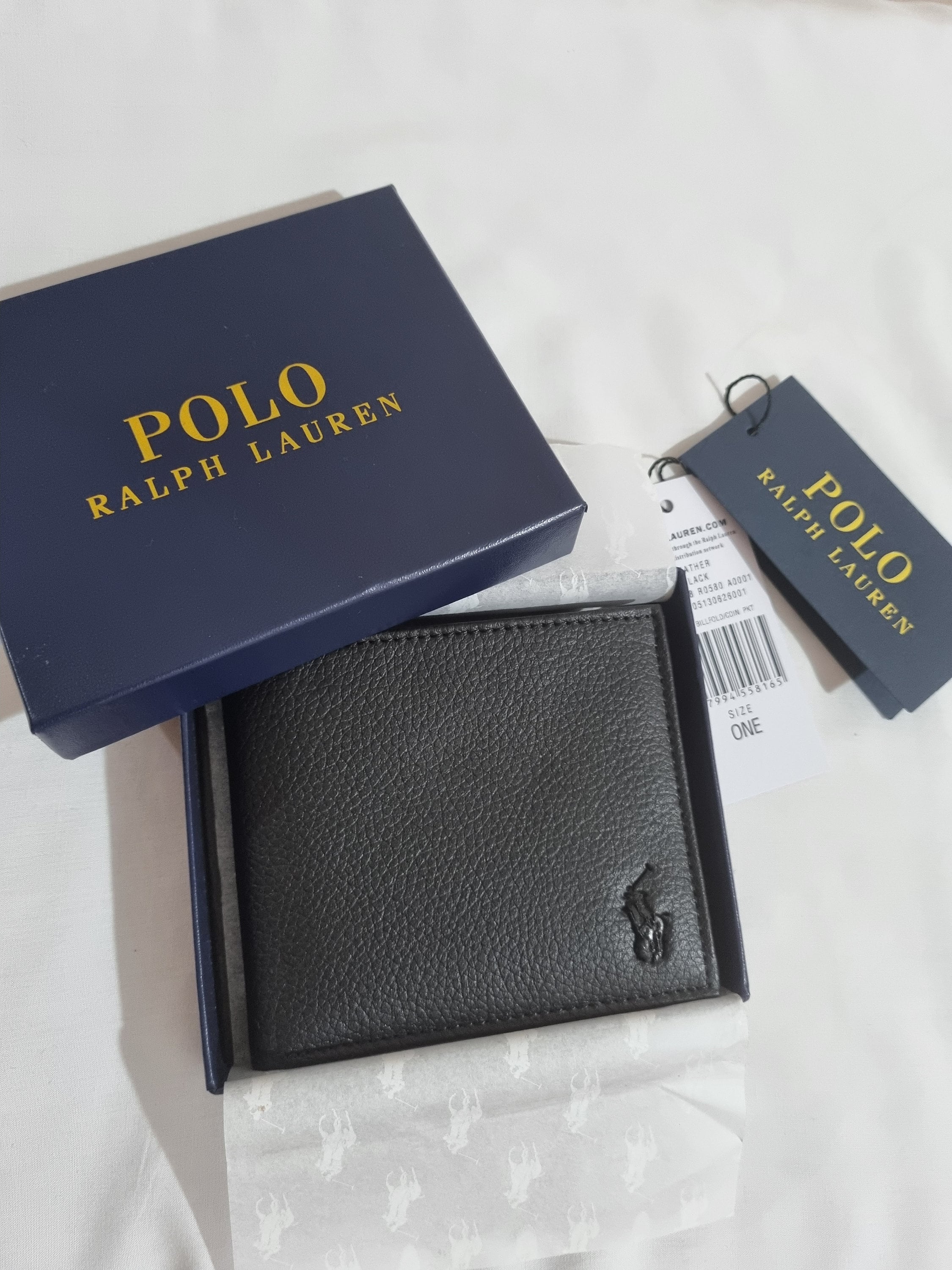 Brand New Black Leather POLO RALPH LAUREN Wallet - Etsy