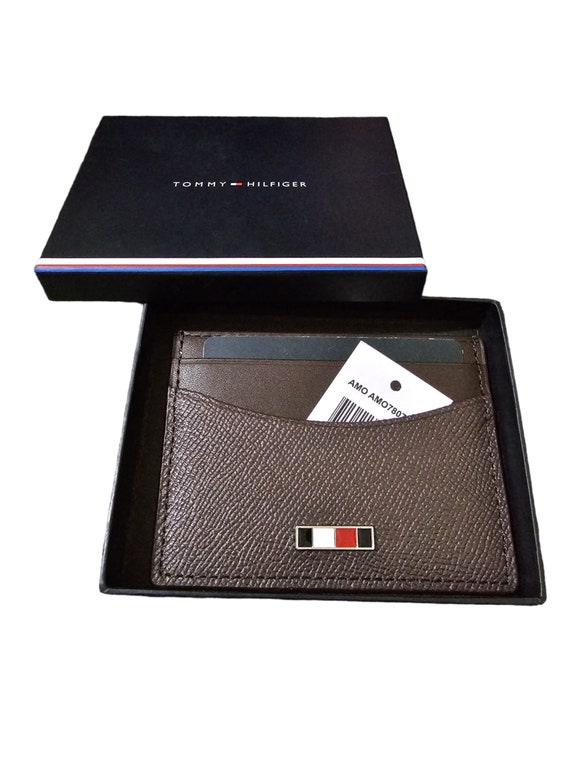 Tommy Hilfiger Premium Leather Holder Case Wallet - Etsy