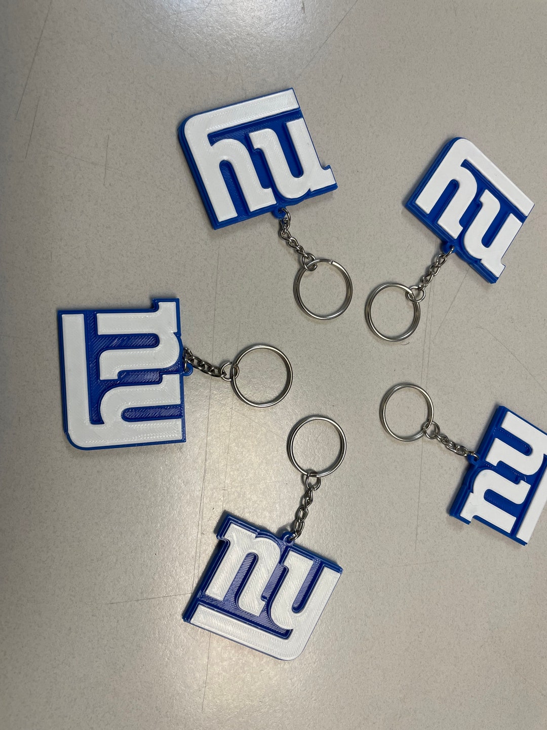 NY Giants Keychain Etsy