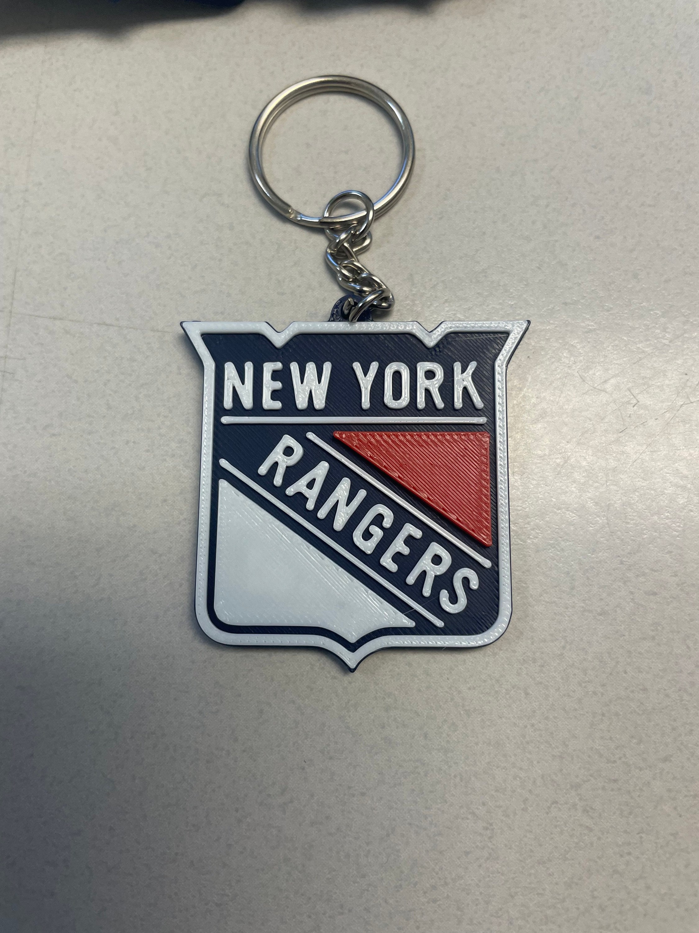 New York Rangers Carabiner Lanyard Keychain