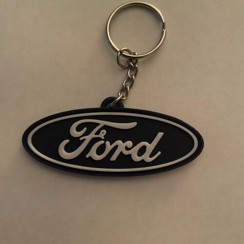 Vintage Ford Keychain Car & Truck Authentic Retro Blue Tag Etsy