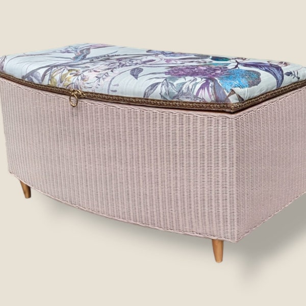 Vintage Retro LARGE Loom Ottoman in range of sizes and shapes (customised to your choices)