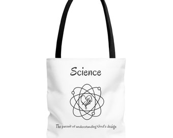 Christian, Science Tote Bag