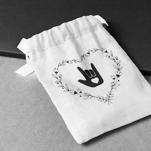 American Sign Language i LOVE You Heart Digital Design - Etsy