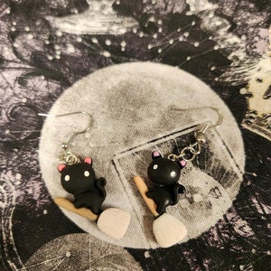 Cute Cat Charm Earrings