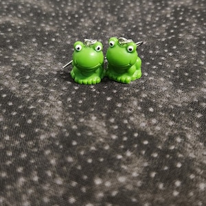Mini Frog Earrings