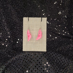 Slingback Pointed Toe Pump Doll Earrings