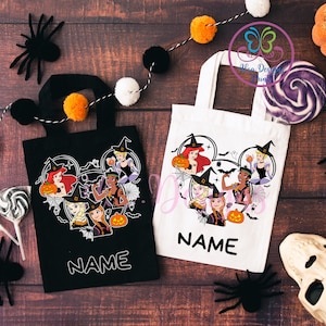 Personalized Disney Princess Halloween Tote Bag, Trick or Treat