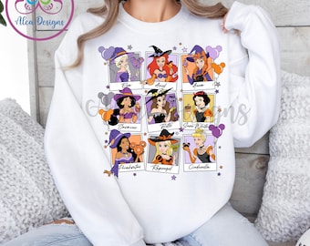 Halloween-sweater Spooky Princess, girly cartoonontwerp