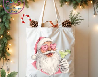 Bolsa de lona de Santa Margarita, un divertido regalo de Navidad