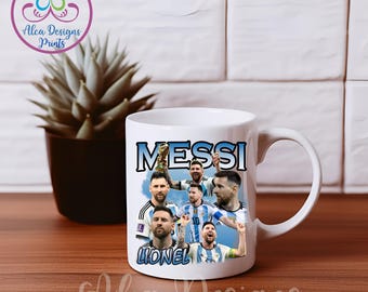 Lionel Messi Soccer Mug, Sport Fan Gift